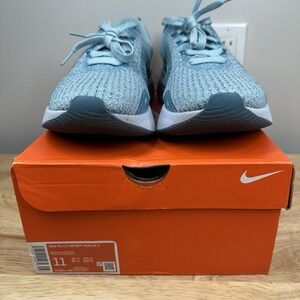 Nike React Infinity Run 3 Flyknit Men Shoes Blue Size 11 Worn DZ3014-400